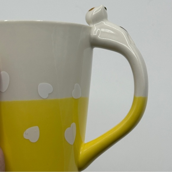 Genki Cats Coffee Cup With Cat Peeking Handle 12 fl oz Kitten Neko Design - Picture 7 of 9